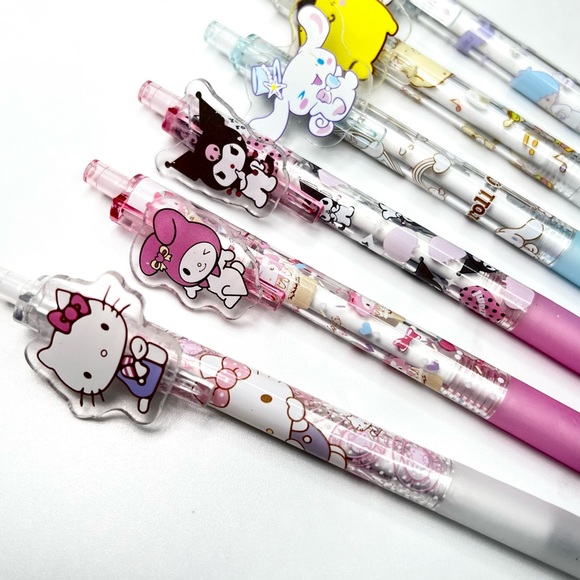 Sanrio Characters Set of Six Gel Pens - Picture 2 of 2